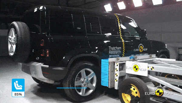 Land Rover Defender 2021 trở thành chỗ dựa niềm tin cho tay lái về độ an toàn.